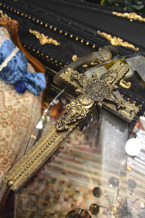 サムネイル： 【 Design Cross 】 Antique Gold Cross　＜Cross No.006＞