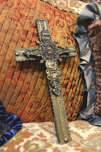 Design Cross 】 Antique Gold Cross ＜Cross No.006＞ | 危機裸裸棺工務店