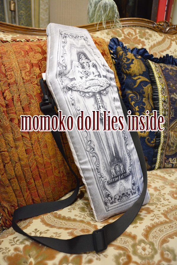 サムネイル： 危機裸裸棺工務店オリジナル DOLL Case  ドールケース 40㎝ サイズ＜ WHITE Coffin / 白 棺 ＞