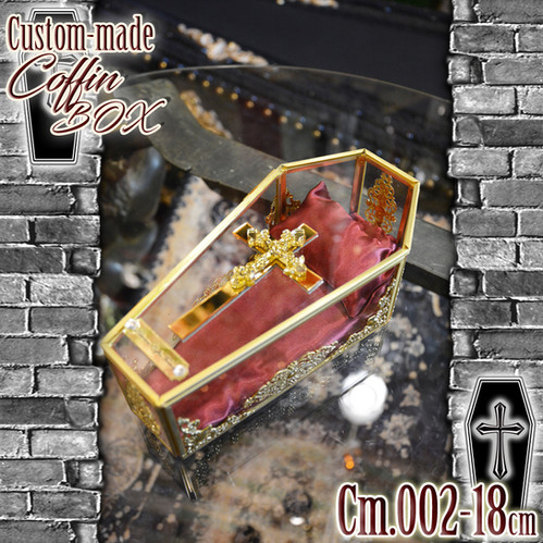 Custom-made 】18cm サイズ ガラスDOLL Coffin ＜Cm.002-18cm＞ | 危機