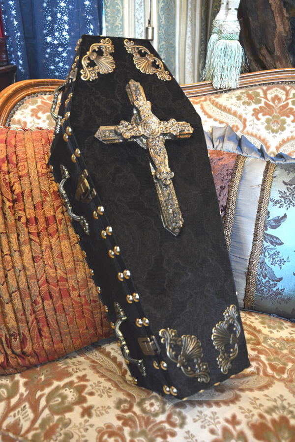 サムネイル： 【 一点物棺 】 50cm サイズ Type-03-02 DOLL Coffin ＜No.035-50 ＞