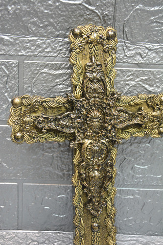 Design Cross 】Antique Gold Cross ＜Cross No.009＞ | 危機裸裸棺工務店