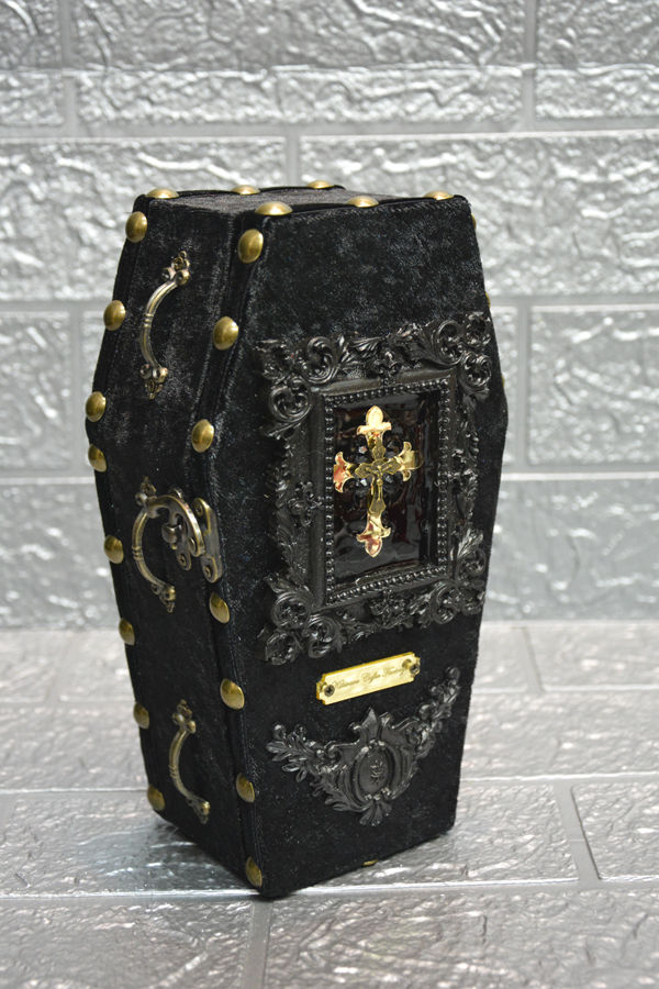サムネイル： 【 一点物棺 】20cm サイズ DOLL Coffin ＜No.028-20＞