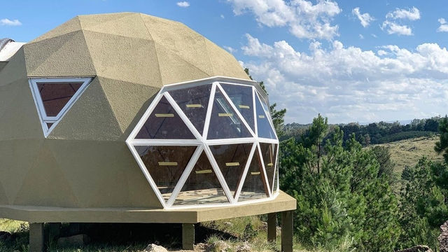 habitation airbnb moderne - le dôme géodesique
