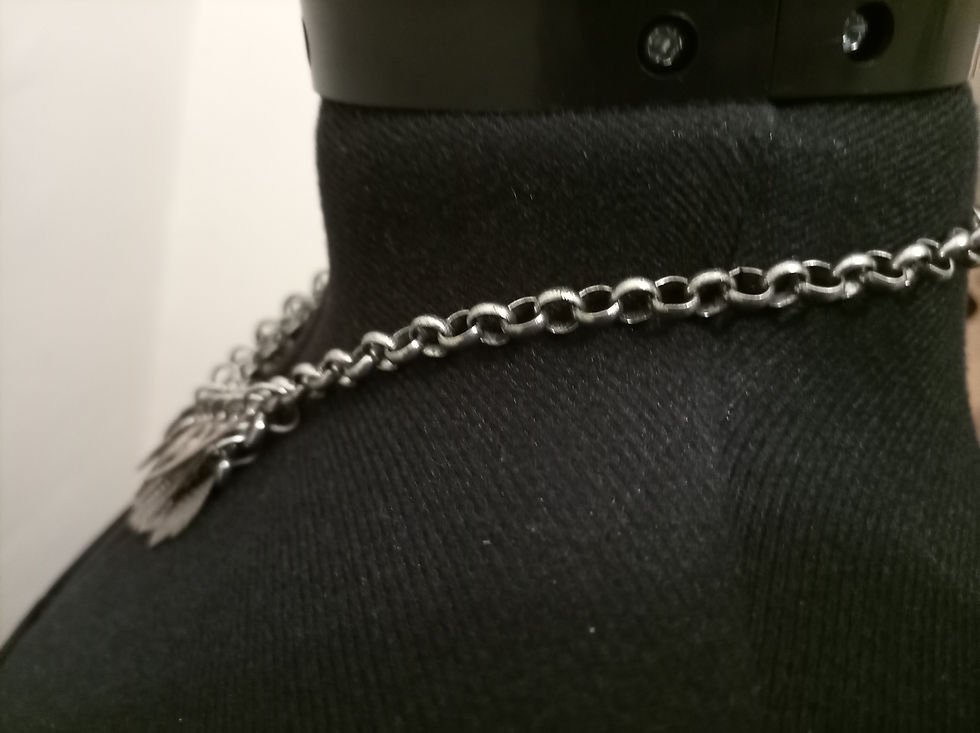Thumbnail: Silver Feathers necklace