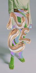 Oh Ok _ a metallic & bubble 3D font design by ana & yvy.jpg