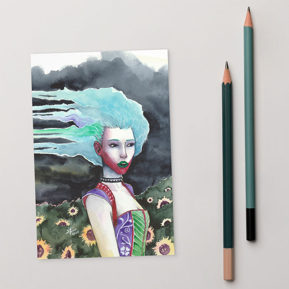 5 pack Gloom & Shine - Standard Postcard