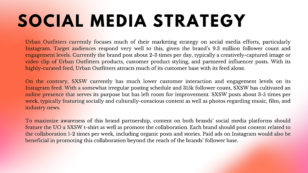 Social Media Strategy