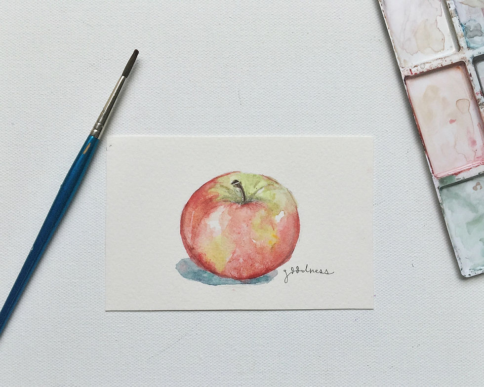 Thumbnail: "Fruit" of the Spirit Watercolor Print Series