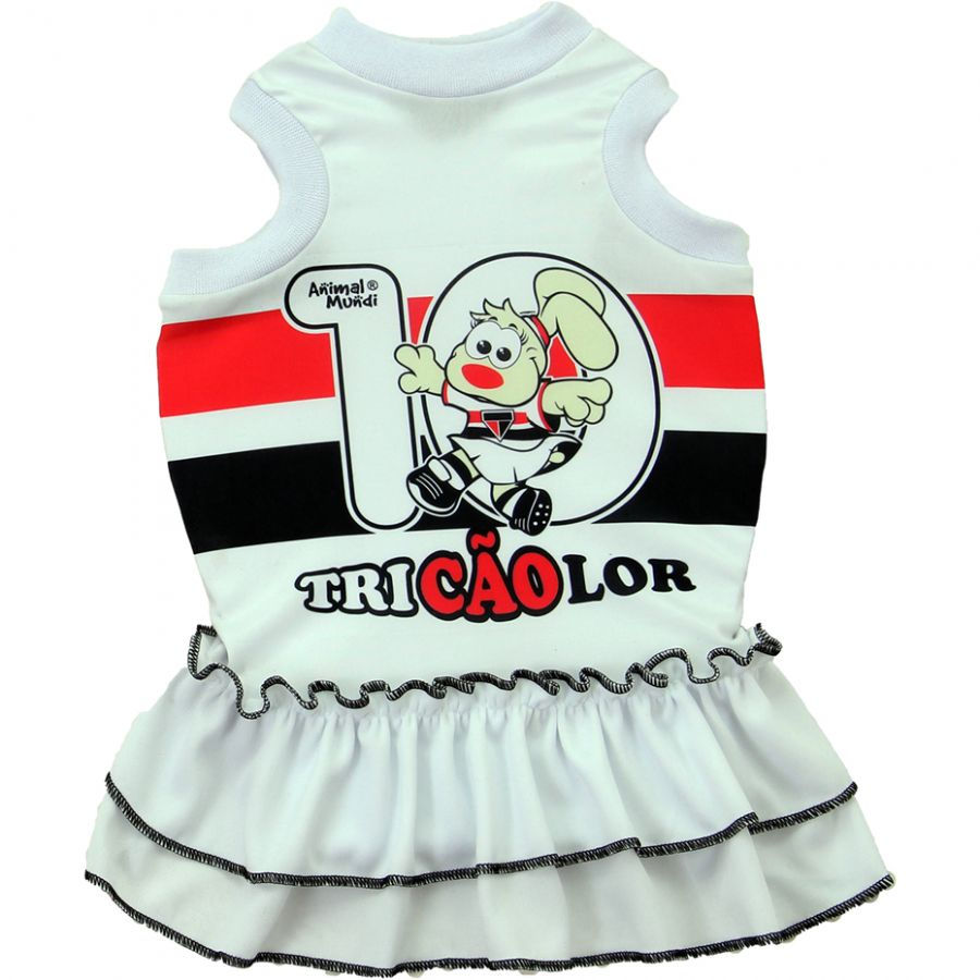 VESTIDO TRICÃOLOR