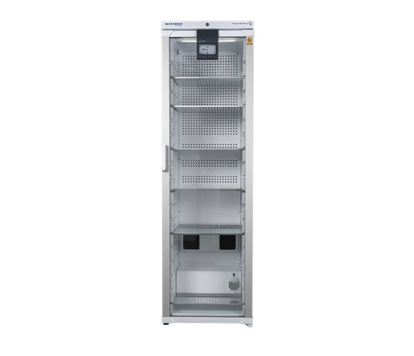 Medikamentenkühlschrank mit Glastür, Frontansicht