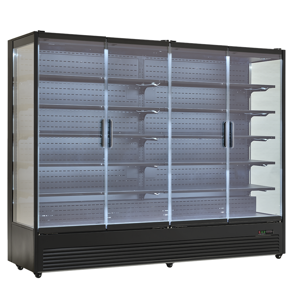 Scandomestic Wandkühlregal, Frontansicht