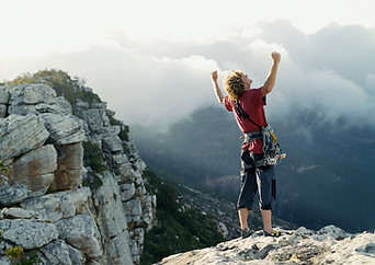 Reaching the Top of a mountain