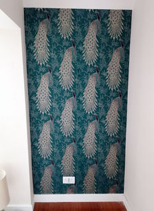 Wallpapering, feature wall