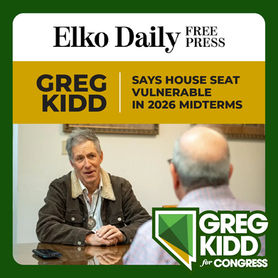 Greg Kidd Says House Seat Vulnerable in 2026 Midterms