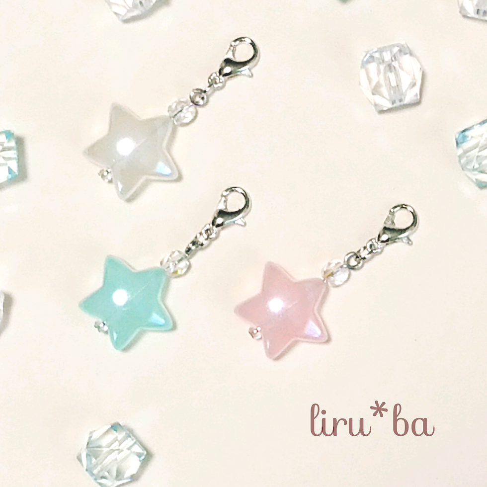 star☆star☆star マスクチャーム 3個セット