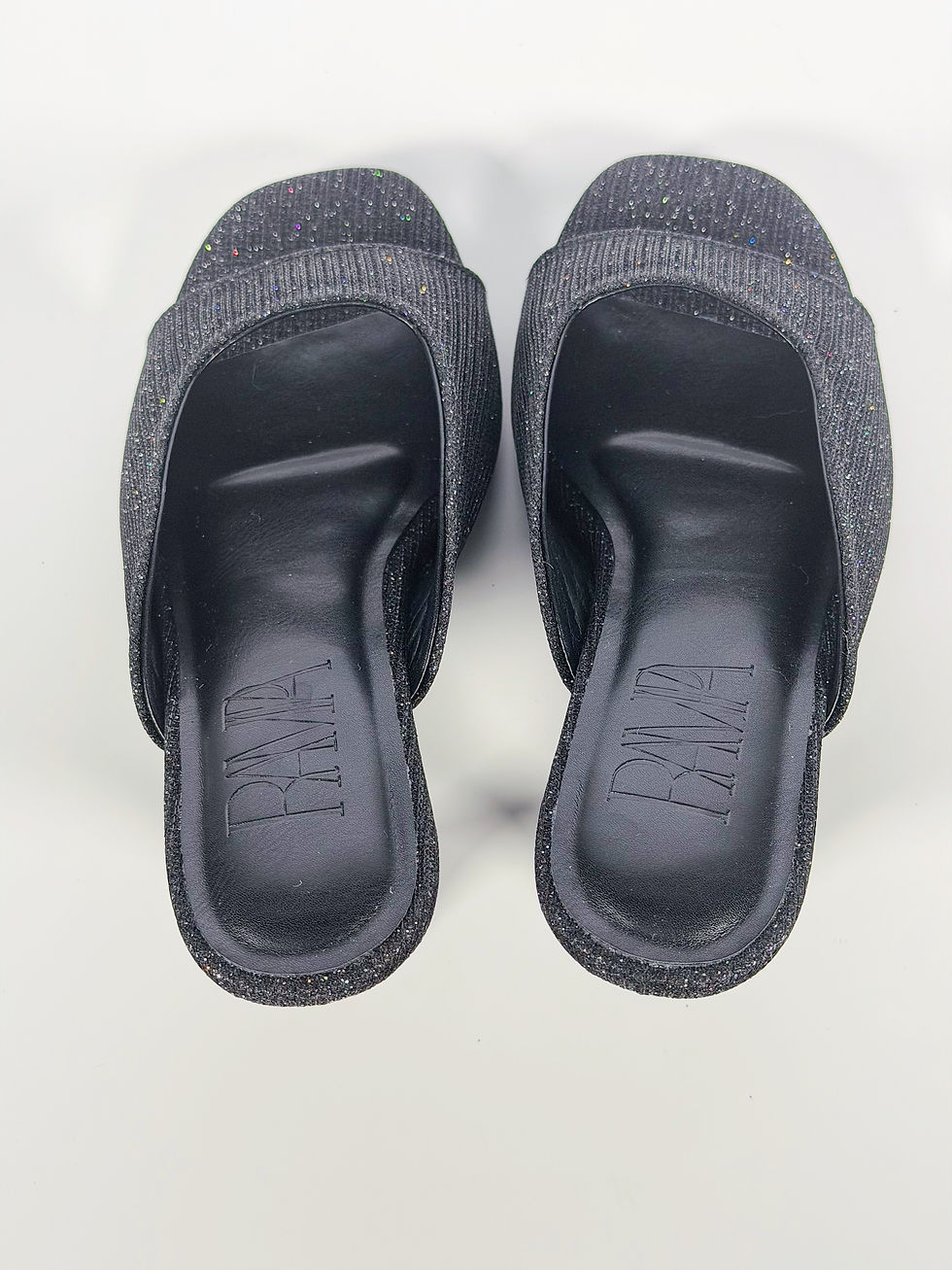 Thumbnail: Midnight Black Glitter Heel
