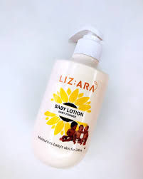 Liz:arm baby lotion baby powder