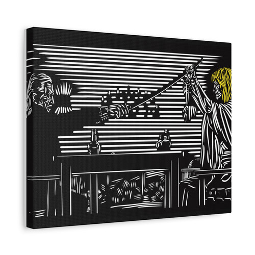 Kill Bill 2 canvas print, Tarantino Collection, woodblock
