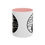 Thumbnail: Disc Golf Yin-Yang Accent Coffee Mug, 11oz