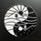 Thumbnail: Disc Golf Yin-Yang Round Vinyl Sticker
