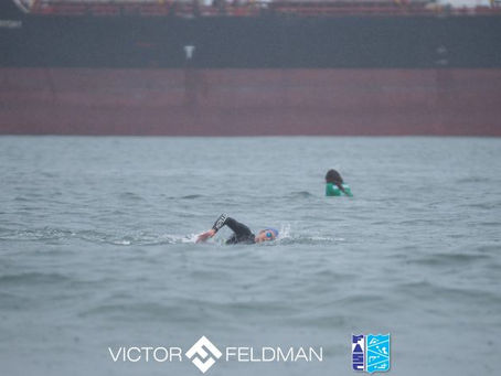 Nadadores da Seleção Brasileira vencem na etapa do Circuito Catarinense de Águas Abertas em Imbituba