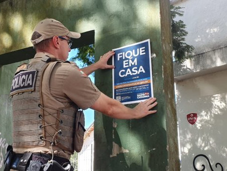 Coronavírus em SC: PMSC usa tecnologia que mostra percentual da população em isolamento no estado