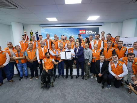 Governador autoriza R$ 102 milhões em Proteção e Defesa Civil para o Sul do estado