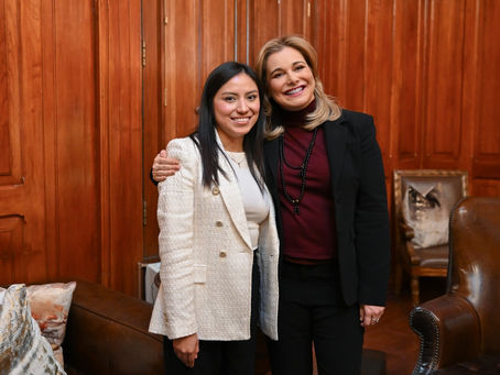 Maru Campos da la bienvenida al Gobierno del Estado a la científica chihuahuense Nadia Zenteno
