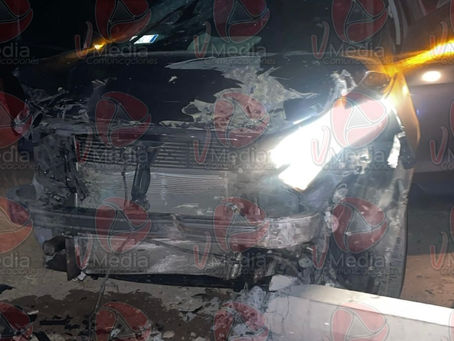 Exceso de velocidad provocó el choque alcance de ayer en la libre a Camargo