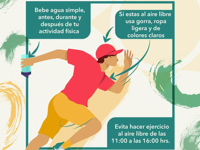 Exhorta Secretaría de Salud a mantener cuidados ante las altas temperaturas en la entidad