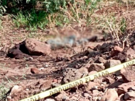Encuentran cadáver Semi enterrado cerca de las vías del tren carretera Chih - Cuauhtémoc