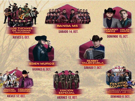 Estos son los artistas que se presentarán en la Expogan 2023