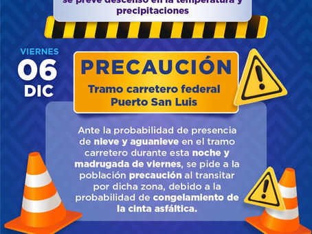 Pronostica Protección Civil Estatal descenso en temperaturas y lluvias por frente frío 13