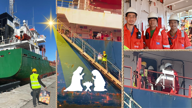 Stella Maris Algeciras, in its first Christmas, offers more than gifts to the seafarers, a word “We are here, you are not alone.”