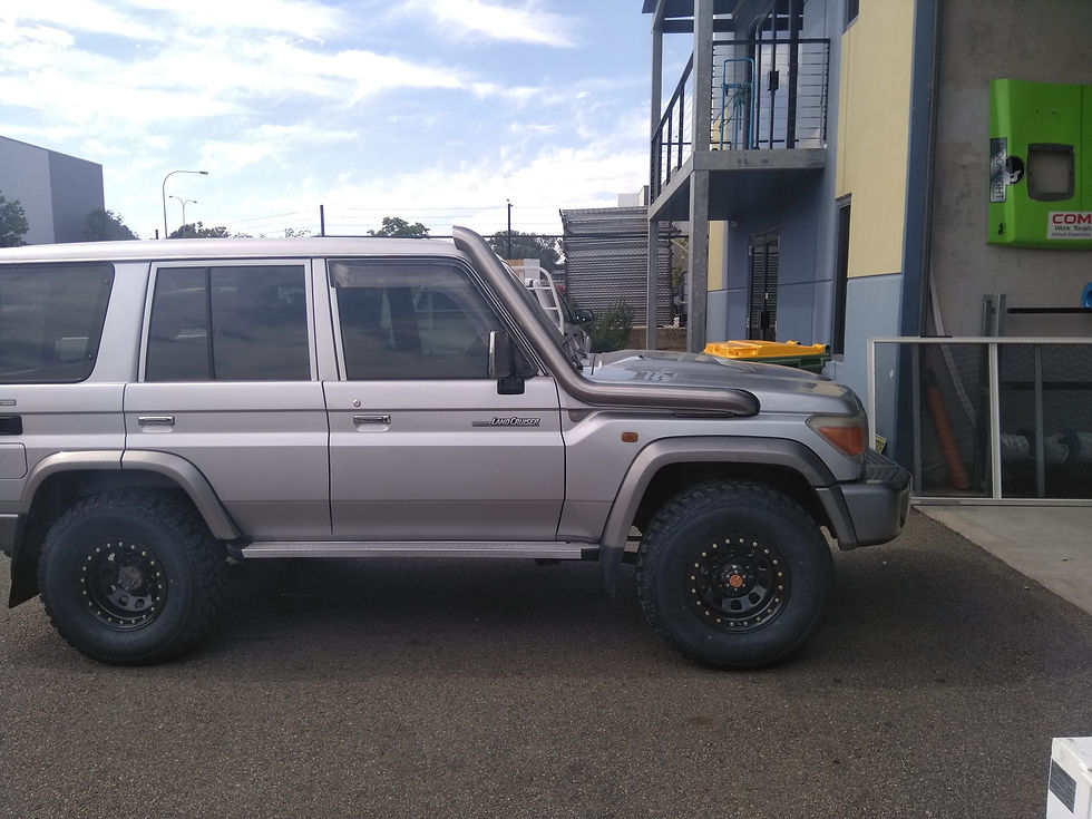 Thumbnail: VDJ70 Series 4" Cut In Stainless Steel Snorkel- Factory or Safari Replacement