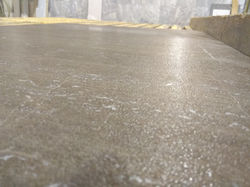 Sandblasted tiles
