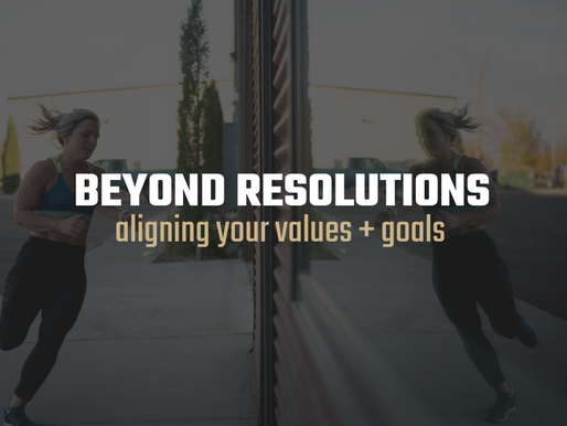 Beyond Resolutions: Aligning Your Values + Goals