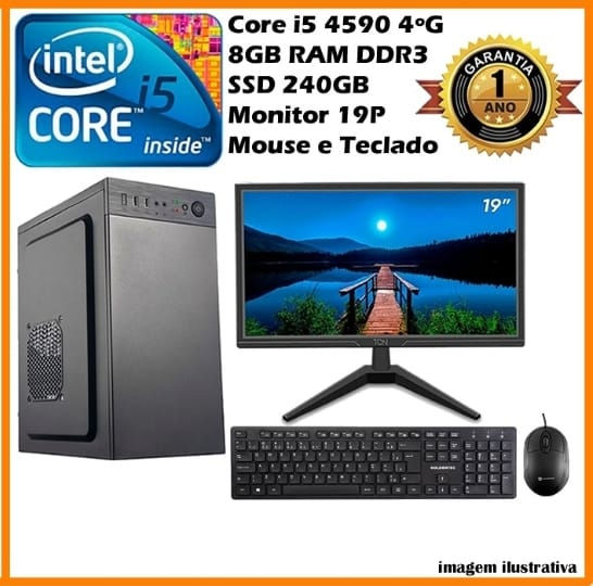 PC Office - Intel Core I5 4590.