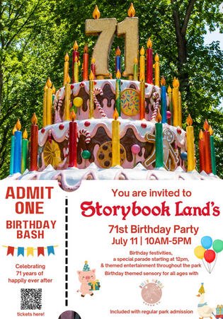 Storybook Land Celebrates Summer with Birthday Fun, Firetruck Day and Christmas in July