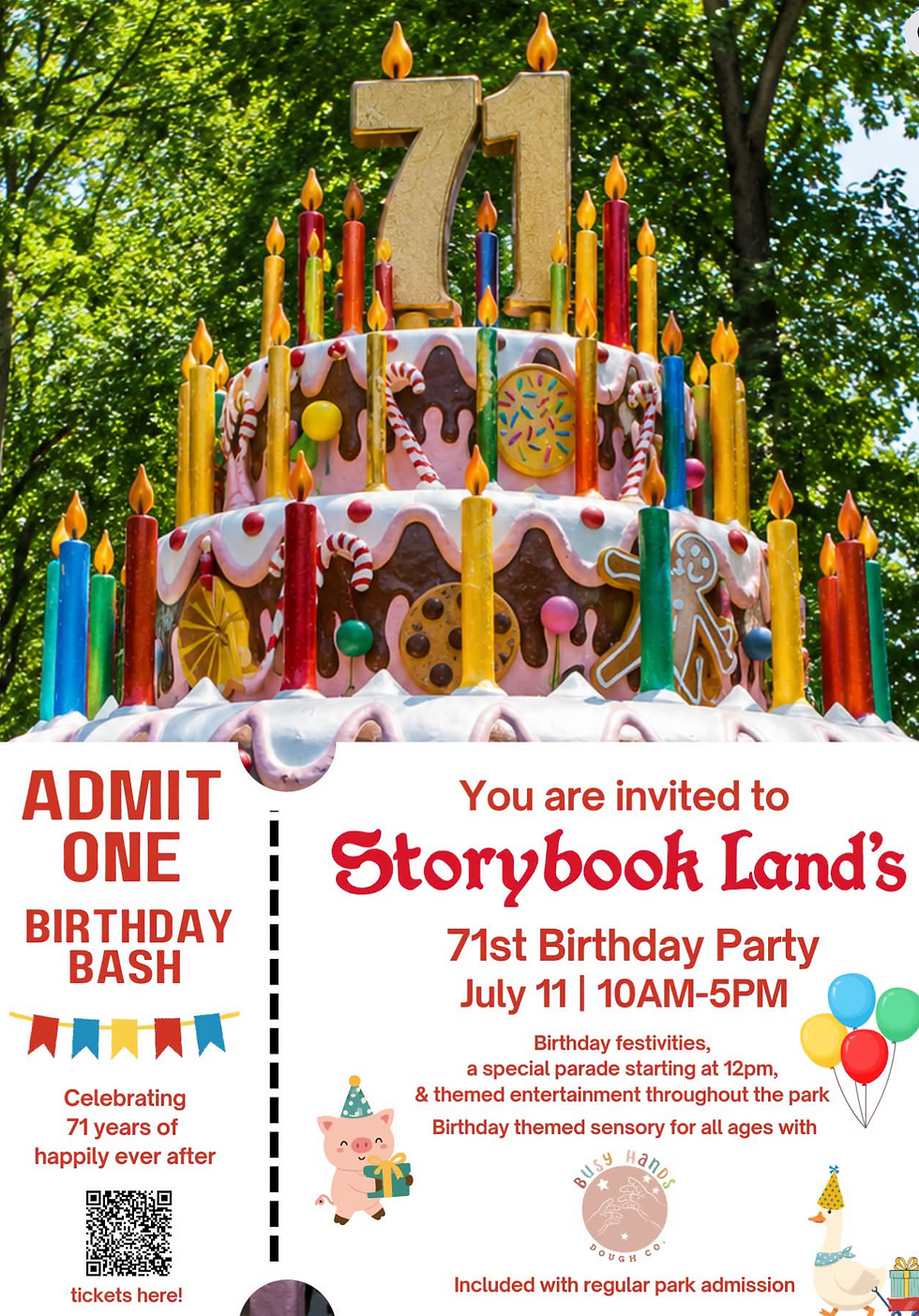 Storybook Land Celebrates Summer with Birthday Fun, Firetruck Day and Christmas in July