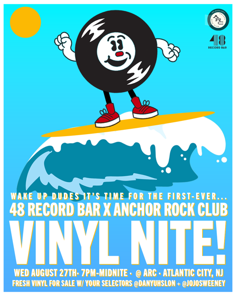 Philadelphia’s 48 Record Bar Hits Atlantic City with Vinyl Night Pop-Up