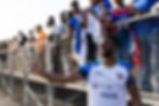 Haiti3: Haitian defender Markhus 'Duke' Lacroix grew up in New Egypt, about 50 miles north of Stockton. He played his collegiate soccer at the University of Pennsylvania and spent two seasons playing with the Ocean City Nor’easters.
