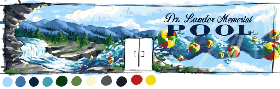 DLM Mural Proposal Composition Rough