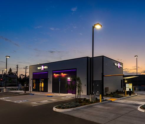 Taco Bell logo – QSR brand using WT Controls to automate drive-thru lighting to increase sales