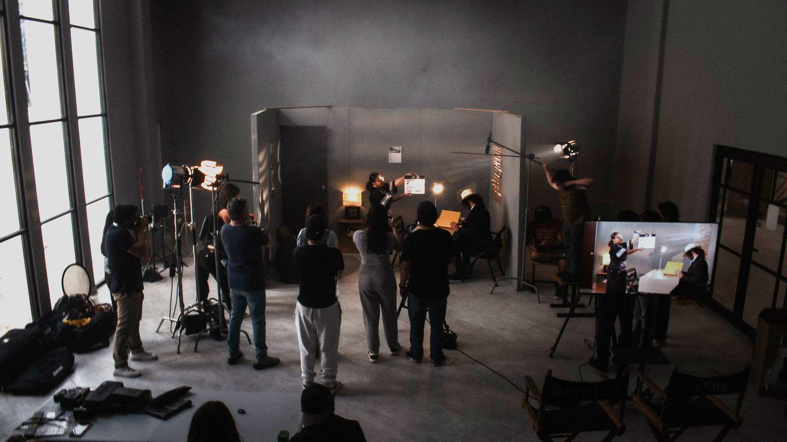 Set de cine en FILMA