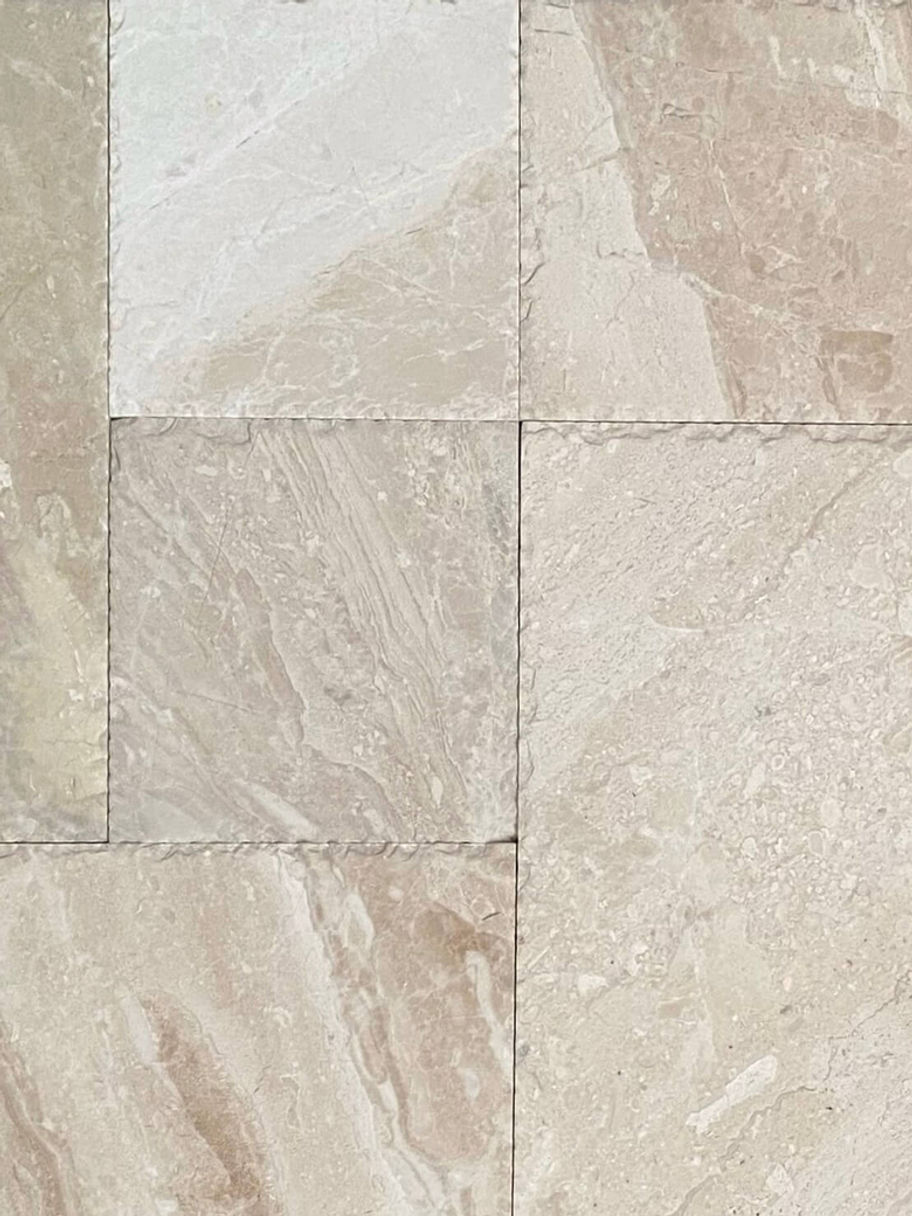 Diana Royal Beige Brushed & Chiseled Pattern