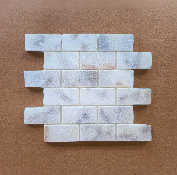 Standard Brick Venus Tumbled 50x100mm Mosaic Tile