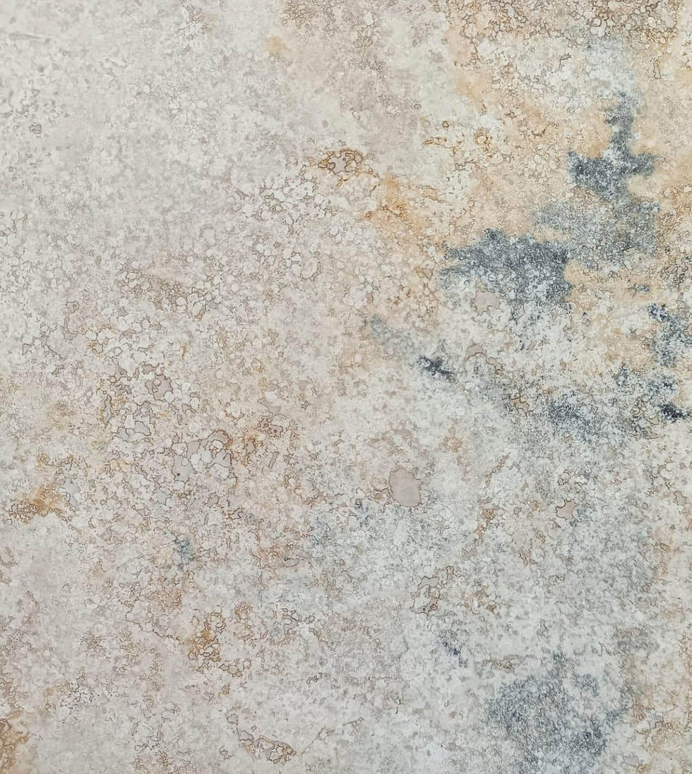 Golden Ink Travertine Close Up