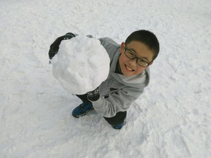 「皿倉山で雪遊び♪」 ~ゆうちゃんの散歩道~